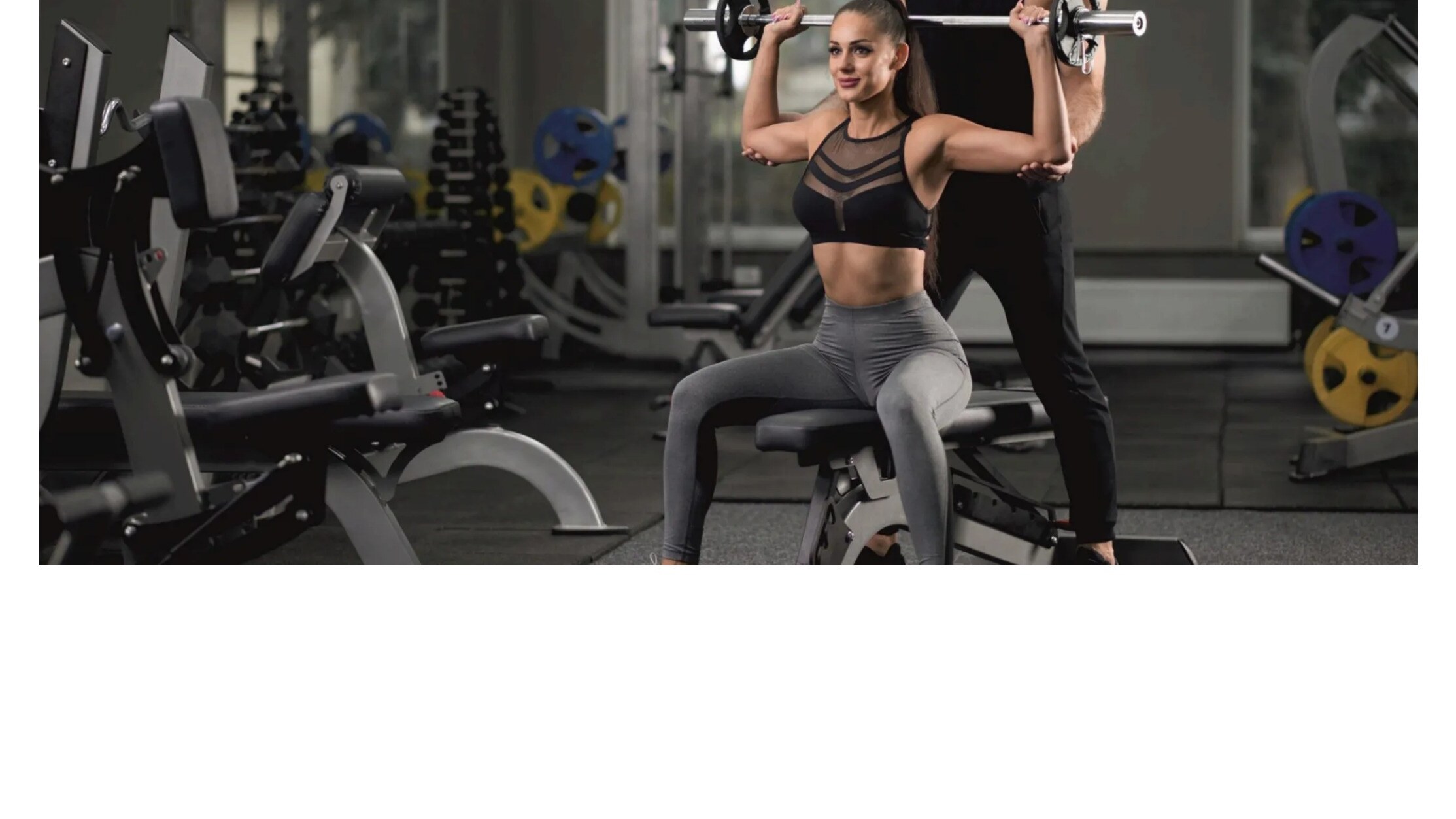 Fully equipped gymnasium