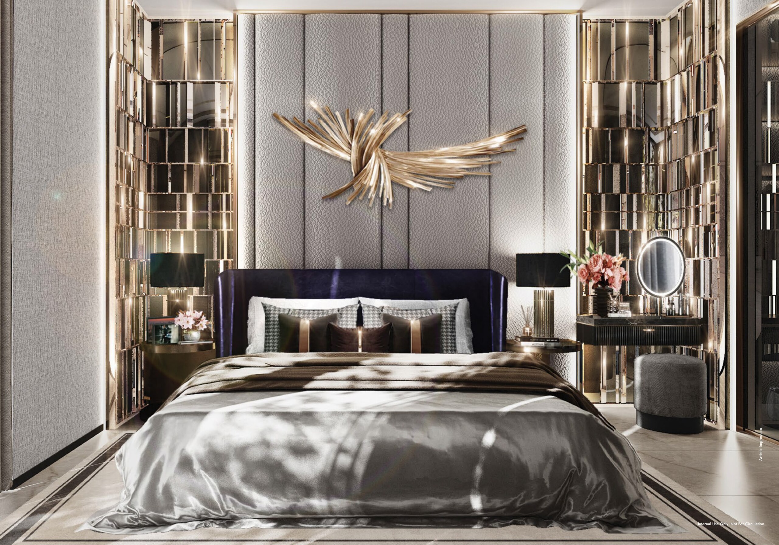 Master bedroom suite